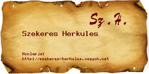 Szekeres Herkules névjegykártya